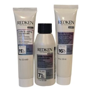 Redken Acidic Bonding Concentrate Shampoo, Conditioner, 5 minute Liquid Mask